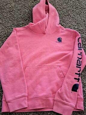 Carhartt Coral Pullover with Black Logo Youth Large